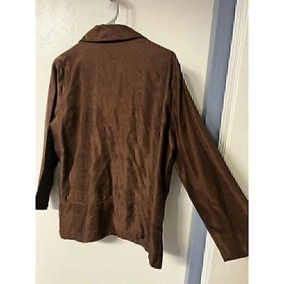 SILKLAND COLLECTION LONG SLEEVE BOTTOM UP, BLEND SILK AND LINEN, BROWN, MEDIUM - Picture 4 of 4
